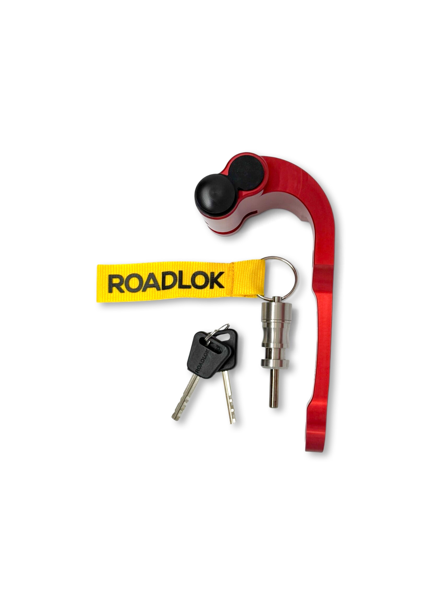 RoadLok XRA Eurosport 100 mm, droite — rouge